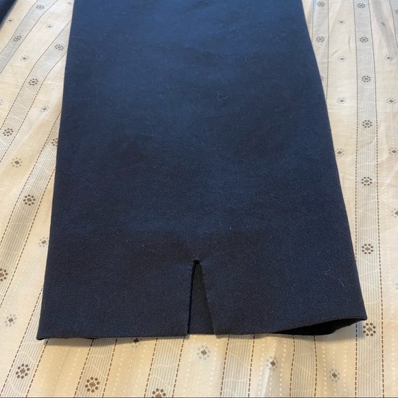 Piazza Sempione side zipper Made in Italy Straight-Leg Cropped Pants navy - Picture 14 of 14